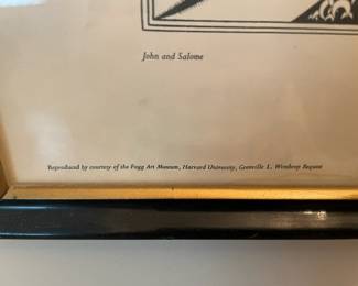 Reproduced by courtesy of the Fogg Art Museum, Harvard University, Grenville L. Winthrop Bequest.