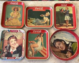 Great Vintage Coca Cola Trays