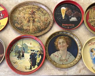 Breweriana Advertising Trays
