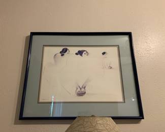 R. C. Gorman "3 Women" print.