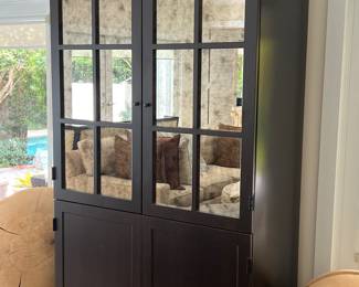 Custom Mirrored TV Cabinet