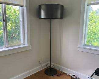 Restoration Hardware Metal Drum Table Lamp