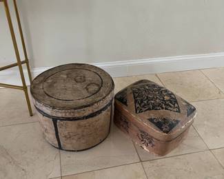 Vintage Chinese Paper Mache Boxes