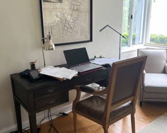 Restoration Hardware Desk & Chair (Chair only has restoration hardware tag)