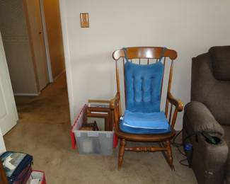 Picture frames, storage container, and rocking chair