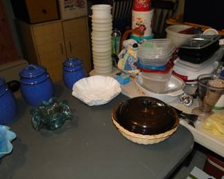 Now, it is time to unleash the vintage kitchen items, and away we go!