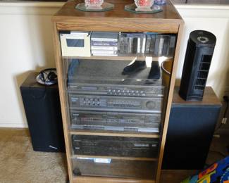 Lots of great religious items, and also a very nice stereo system as well