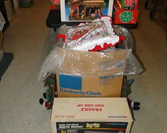 Now, begins the Christmas items, except for that heater in the front