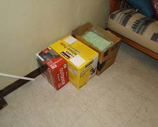 Garbage bags, and doggy potty pads