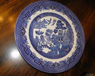 Blue and White china set