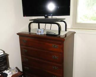 Tall dresser, with yet another flat screen TV we have to sell