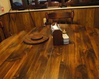 And there we have the top of the solid wood table