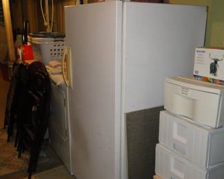 Freezer, and storage drawers