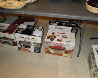 Most of the appliances still have the original boxes too, just in time for the upcoming holidays.