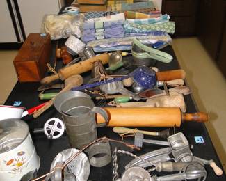 Vintage and antique kitchen items