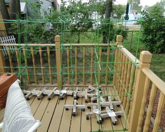 Hello, portable growing system with planter boxes and wheels too