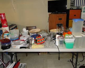 Plastic ware, and storage items