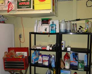 We have a very large amount of items nicely displayed in the basement