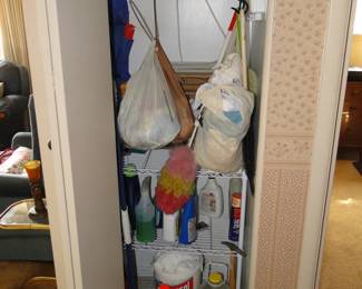 More cleaning supplies