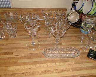 Fancy glass sipping vessels