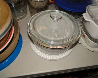 Pyrex/Corelle, heat and serve and store