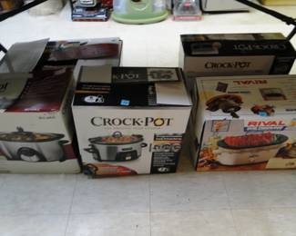 See, Crock-Pots, as far as the little eye can see