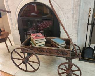 Old children's wagon