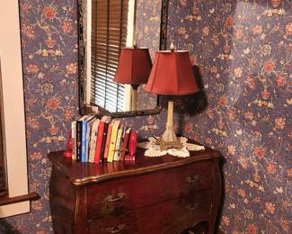 Another oriental style dresser with mirror
