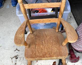 #109	Wood Kids Rocker	 $20.00 
