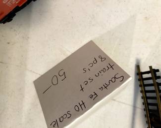 #46	Santa Fe HO Scale Train Set - 8pcs	 $50.00 
