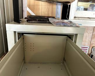 #114	 Fireproof Letter 4 Drawer Filing Cabinet w/key - 18x22x53 - You Move  - Heavy	 $100.00 
