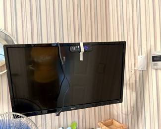 #56	Phillips TV Flat screeen w/remote (roku 32" Screen) - You Remove	 $75.00 
