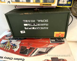 #60	GI Joe Box w/doll parts assorted	 $45.00 
