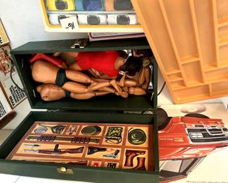 #60	GI Joe Box w/doll parts assorted	 $45.00 
