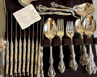 #49	Oneida Community Stainess Cherbourg - Set 	 $50.00 
