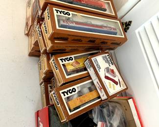 #62	Tyco Train Set - 18 pcs plus Motors	 $120.00 

