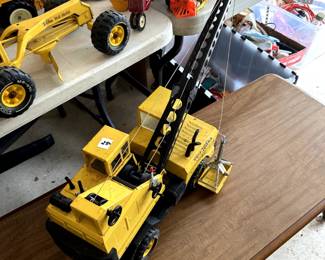 #123	Tonka Metal Yellow Crane	 $25.00 
