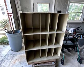 #88	Metal Magazine 15 Cubby Stand - 36x18x49	 $30.00 
