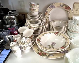 #139	Noritake "Fruit Canyon" Mixed Set China	 $80.00 
