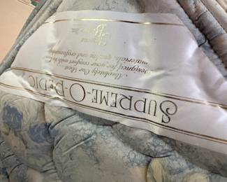 #7	Queen Size supreme-0-pedic Mattress/Box springs	 $25.00 
