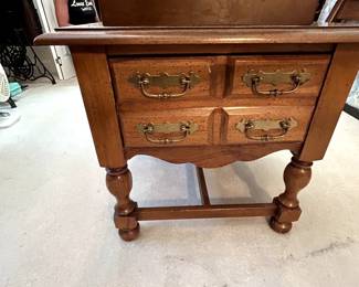 #34	Laminate End Table w/1 drawer - 22x27x20	 $30.00 
