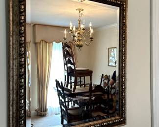 #20 Gold Painted Beveled Mirror - 24x26	 $45.00 
