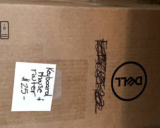 #82	Dell Keyboard, Mouse & Router	 $25.00 
