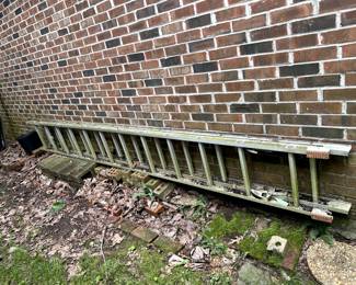 #107	extension ladder - 22'	 $40.00 

