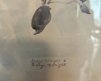 #66	Evelyn Wright Prints - 116/950 31x40 of Floral Bouquets - Framed in Gold Frame	 $60.00 
