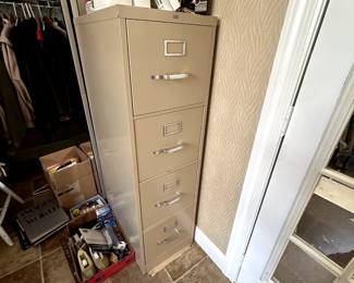 #80	Hon 4 Drawer letter size filing Cabinet 	 $25.00 
