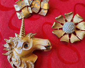 Vintage and contemporary pins. Everyone needs a Unicorn!