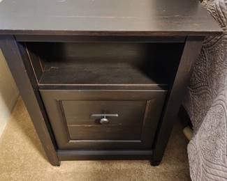 Black Bedside Cabinet