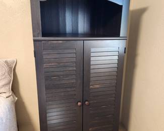 Black Secretary Armoire