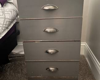 Matching Modern Night Stands. 16.5W x 19Dx 31.5H. 2 available. $30 each